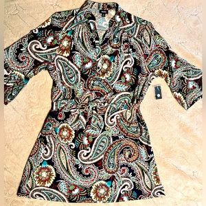 NWT- Tacera 3x Boho Vibes Style Bell Sleeve Tie-up Dress.🔥